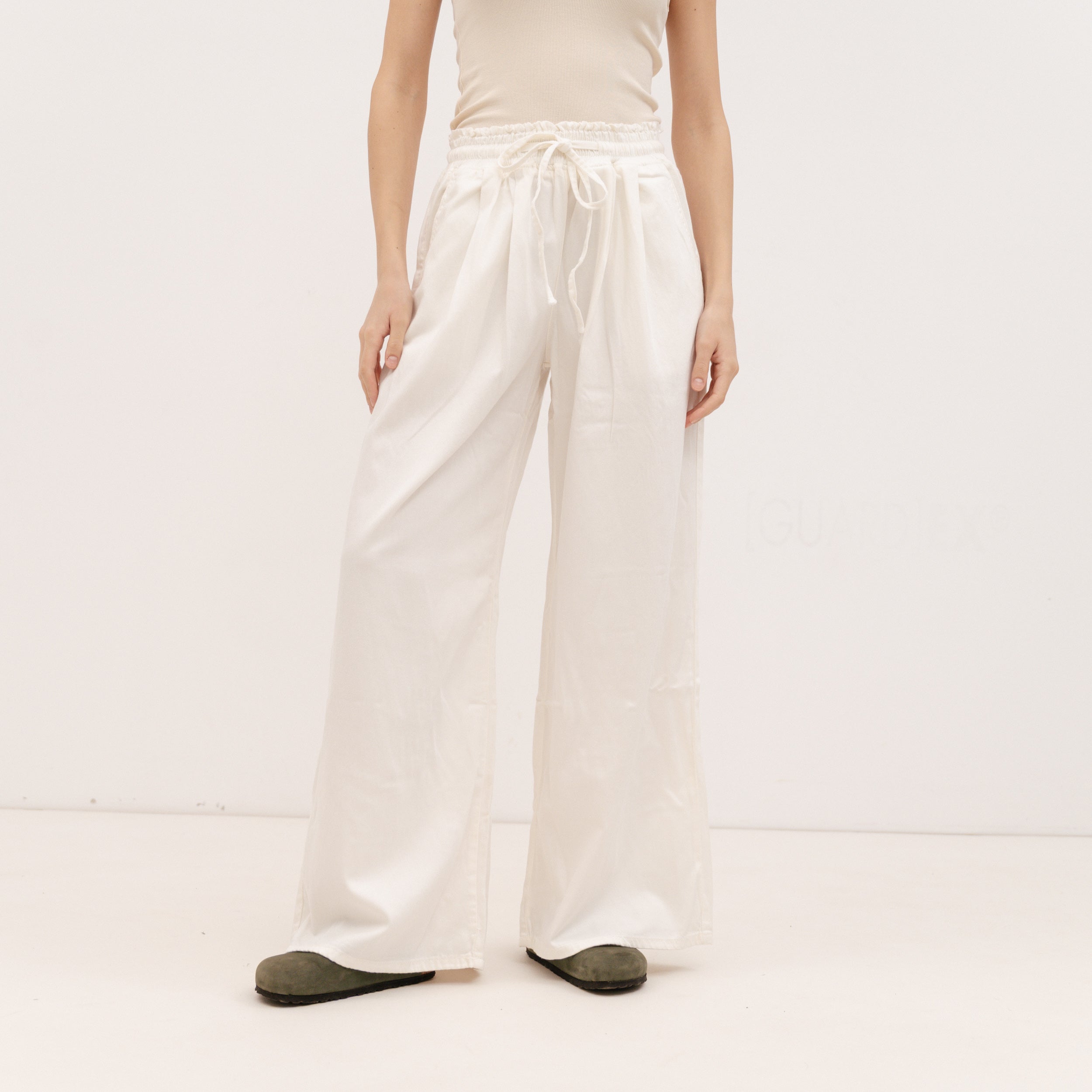 PERSA COLLECTION White Cotton Pants