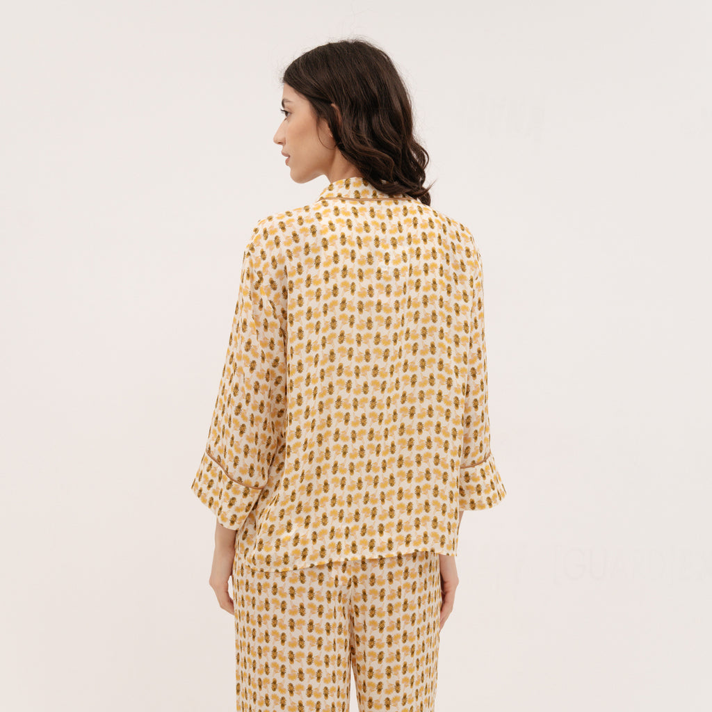 IBLUES STRAIGHT-FIT SHIRT Pineapple