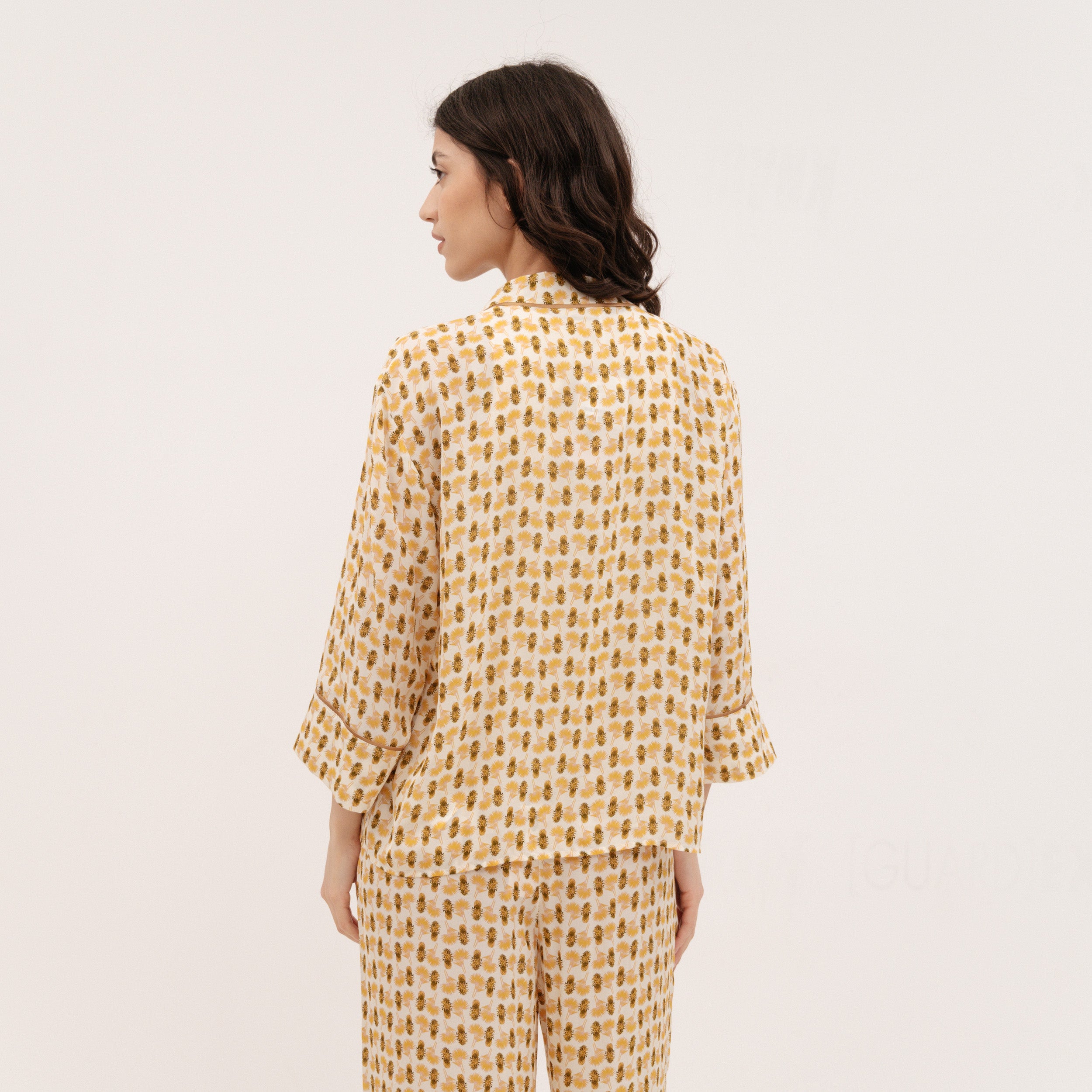 IBLUES STRAIGHT-FIT SHIRT Pineapple
