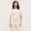 YESZEE White top with rhinestones