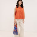 ELENI MALAMI Luxury HandBag with acrylic handles
