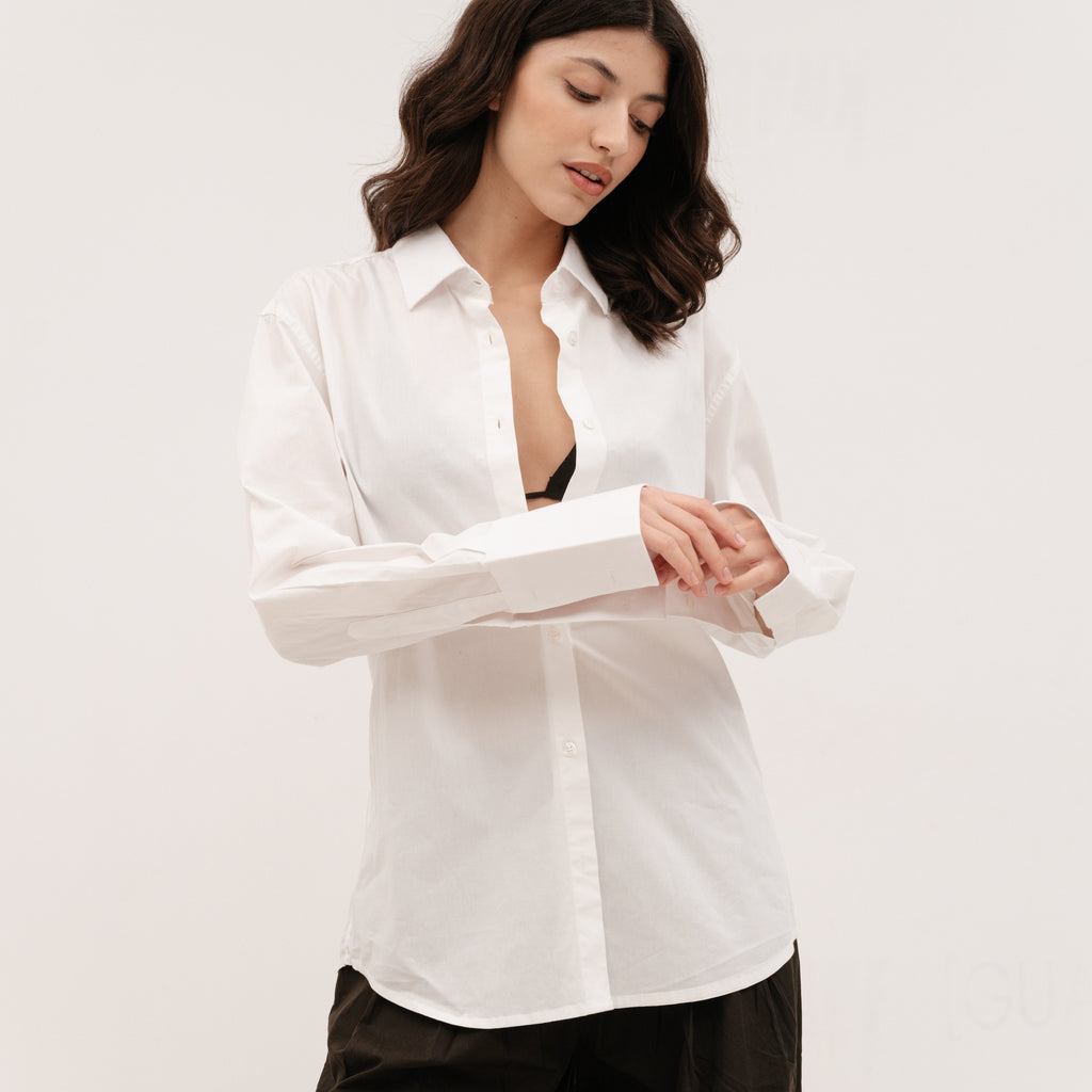 PERSA COLLECTION White Oversized Shirt