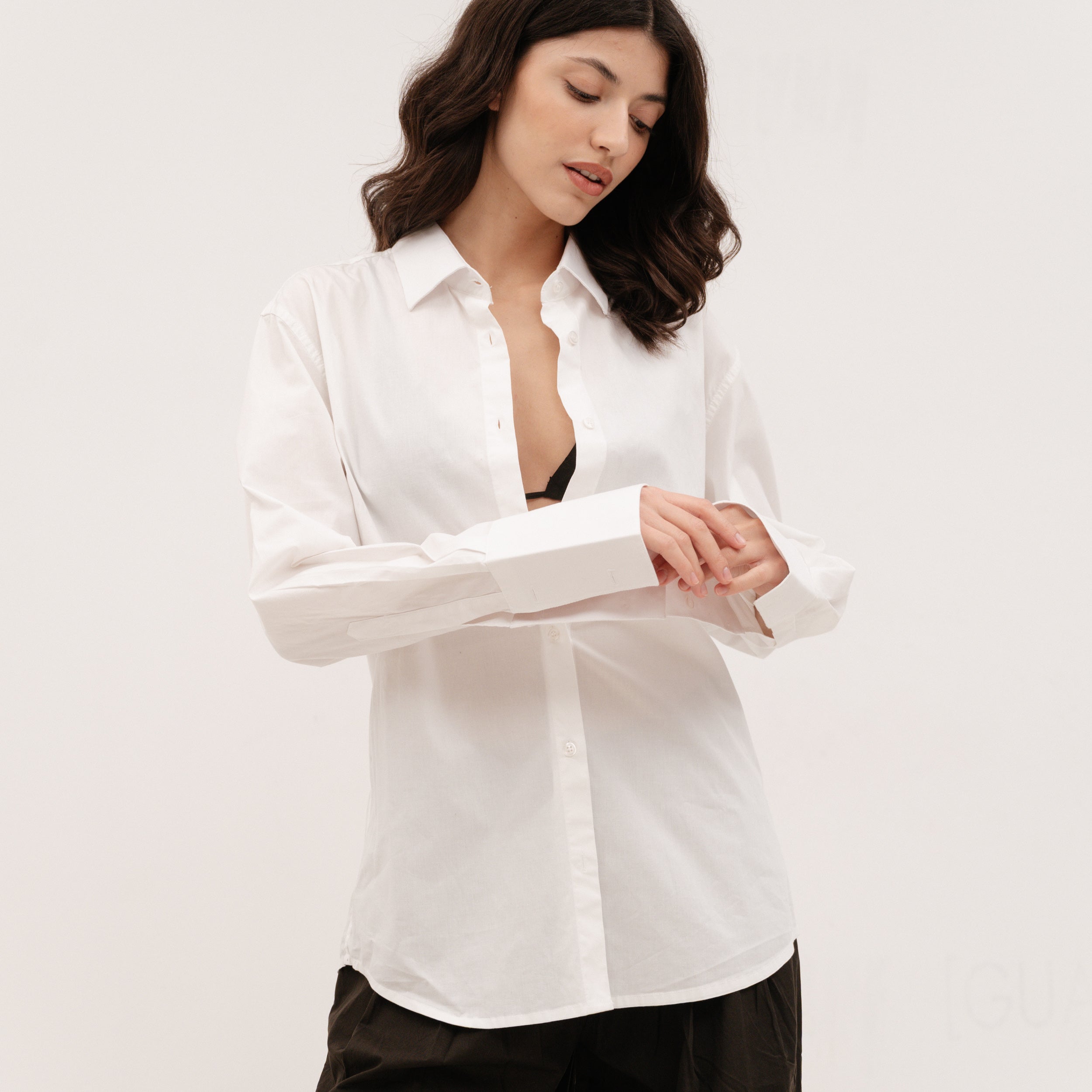 PERSA COLLECTION White Oversized Shirt