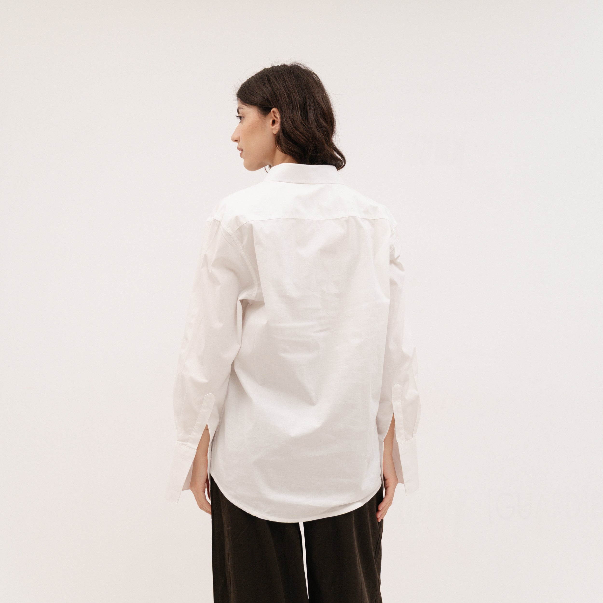 PERSA COLLECTION White Oversized Shirt
