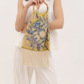 ELENI MALAMI "Safari" Luxury HandBag with Bamboo Handles