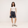 YESZEE Blue Cotton Shorts