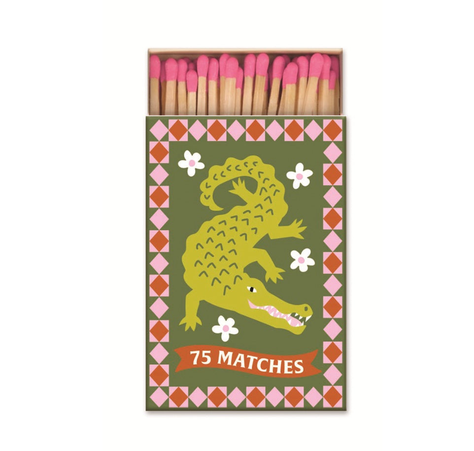 PADDYWAX - Adopo 'Crocodile' Pink, 75 Σπίρτα ασφαλείας