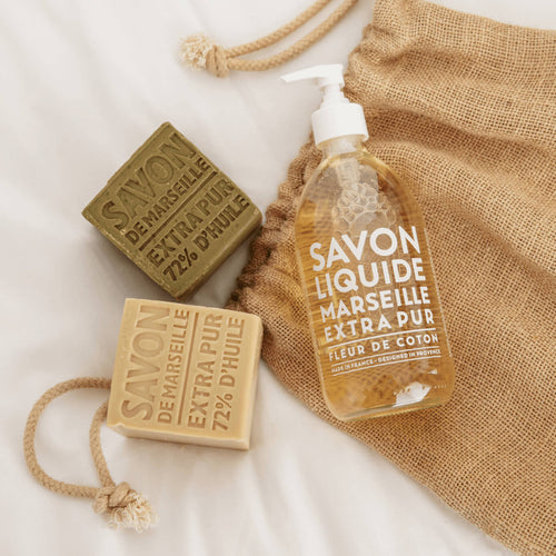 COMPAGNIE DE PROVENCE - Cotton Flower, Extra Pur Υγρό σαπούνι Μασσαλίας (495ml)