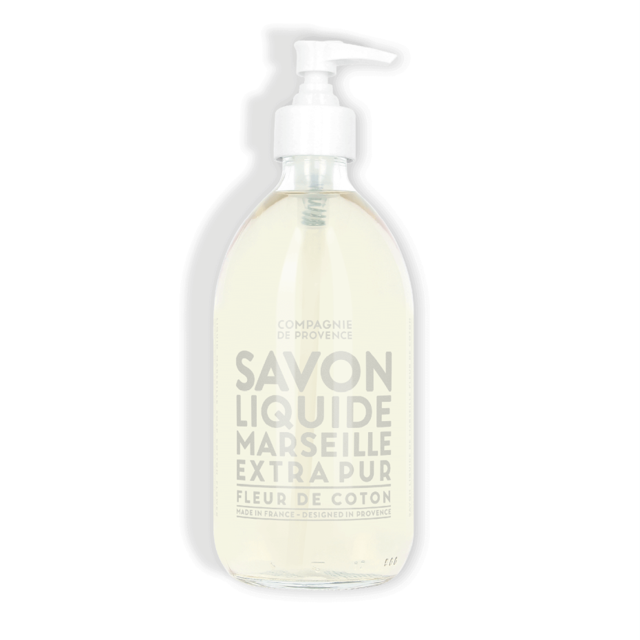 COMPAGNIE DE PROVENCE - Cotton Flower, Extra Pur Υγρό σαπούνι Μασσαλίας (495ml)
