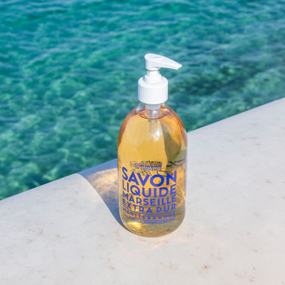 COMPAGNIE DE PROVENCE - Mediterranean Sea, Extra Pur Υγρό σαπούνι Μασσαλίας (495ml)