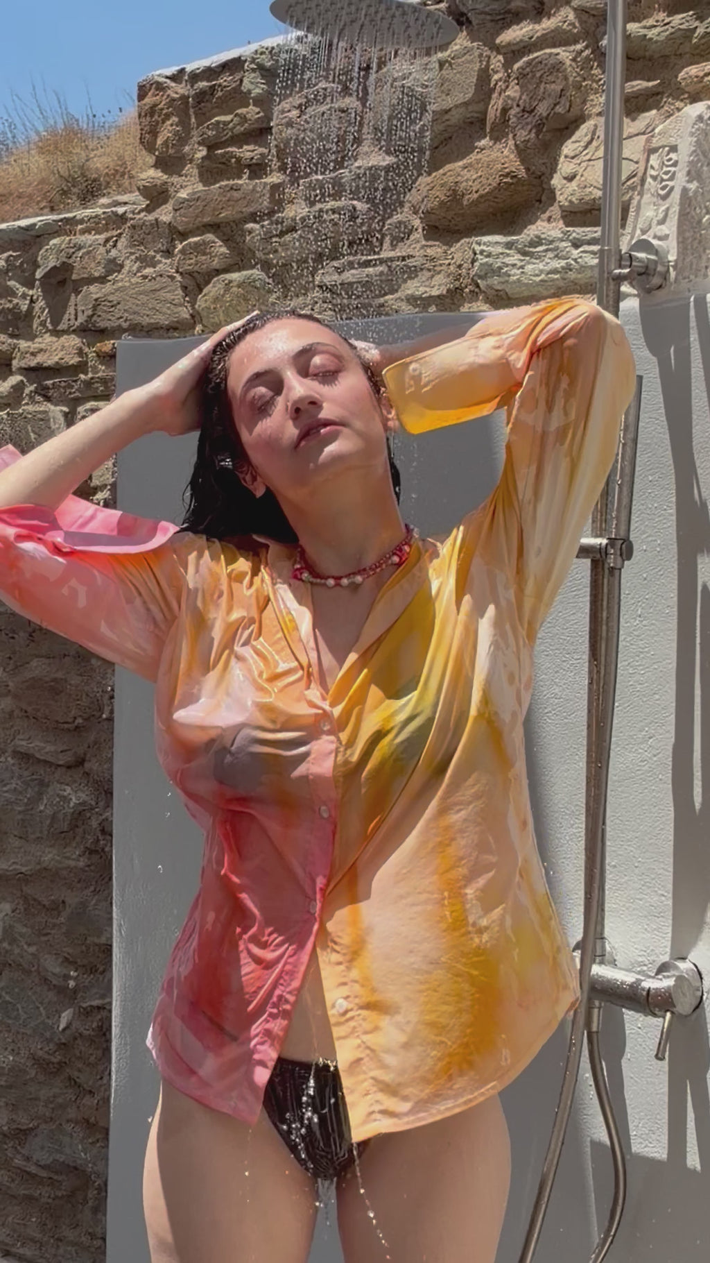 PERSA COLLECTION "SUNSET" Oversized Shirt