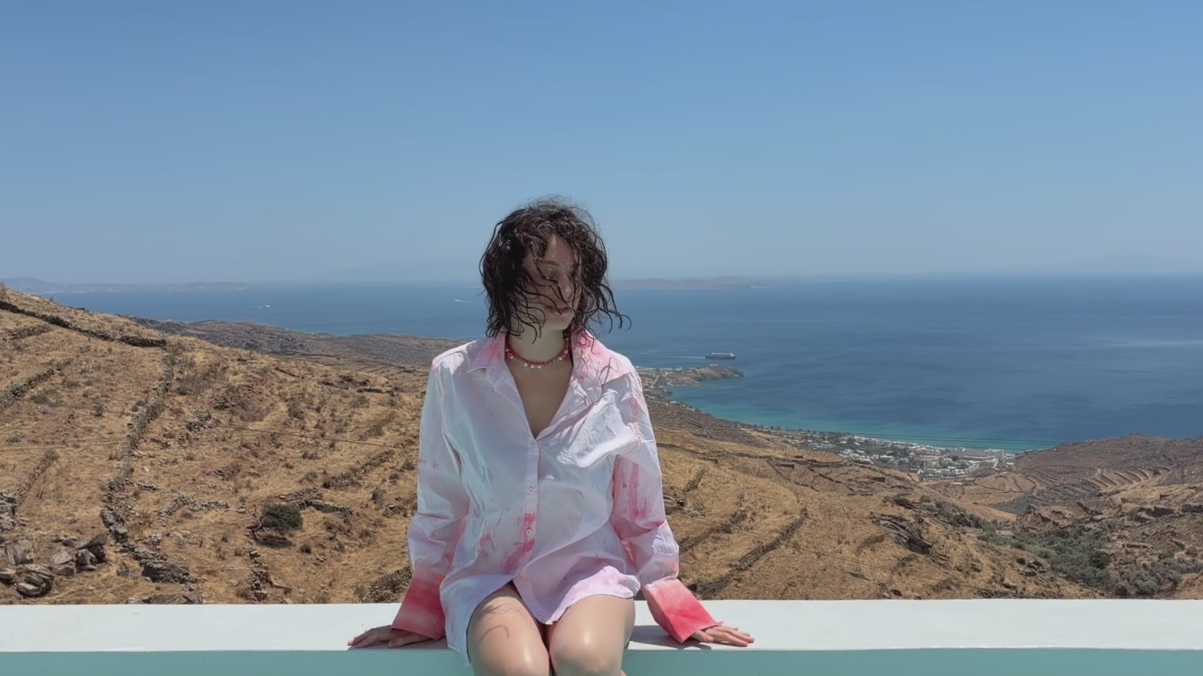 PERSA COLLECTION "WATERMELON SUGAR " Oversized Shirt