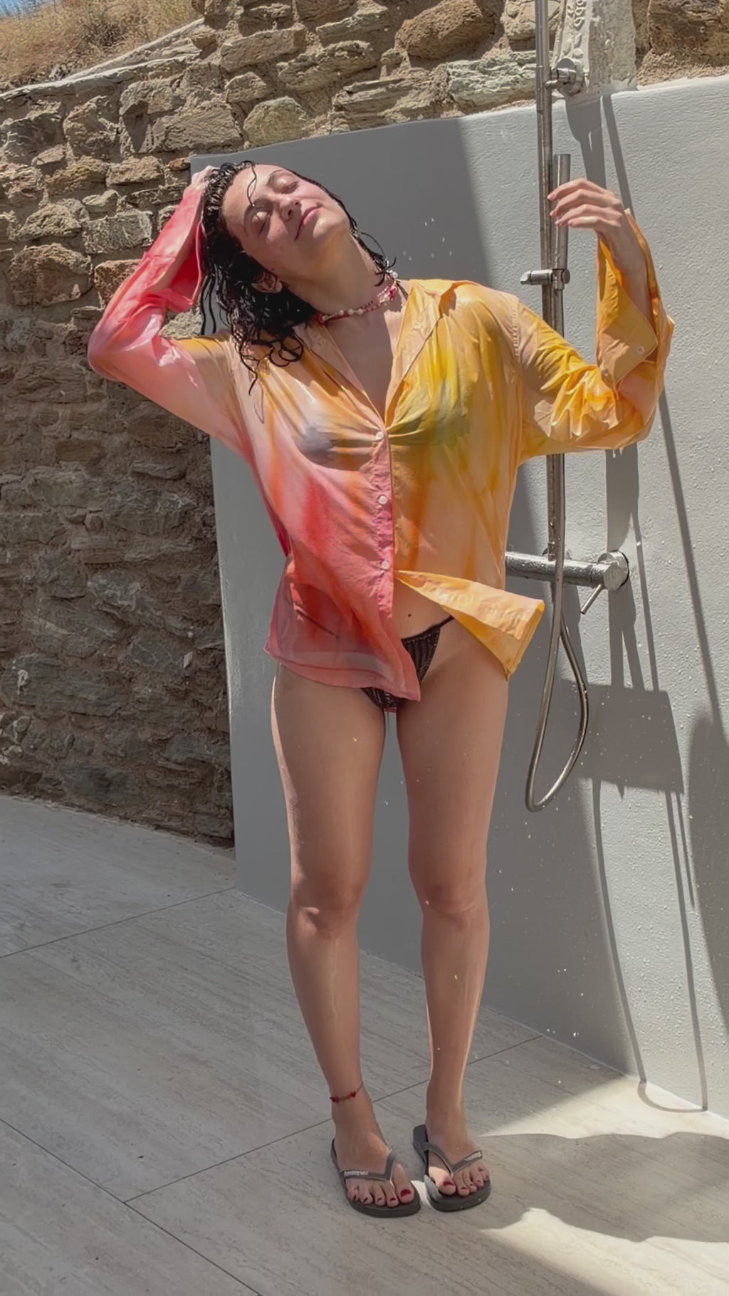 PERSA COLLECTION "SUNSET" Oversized Shirt