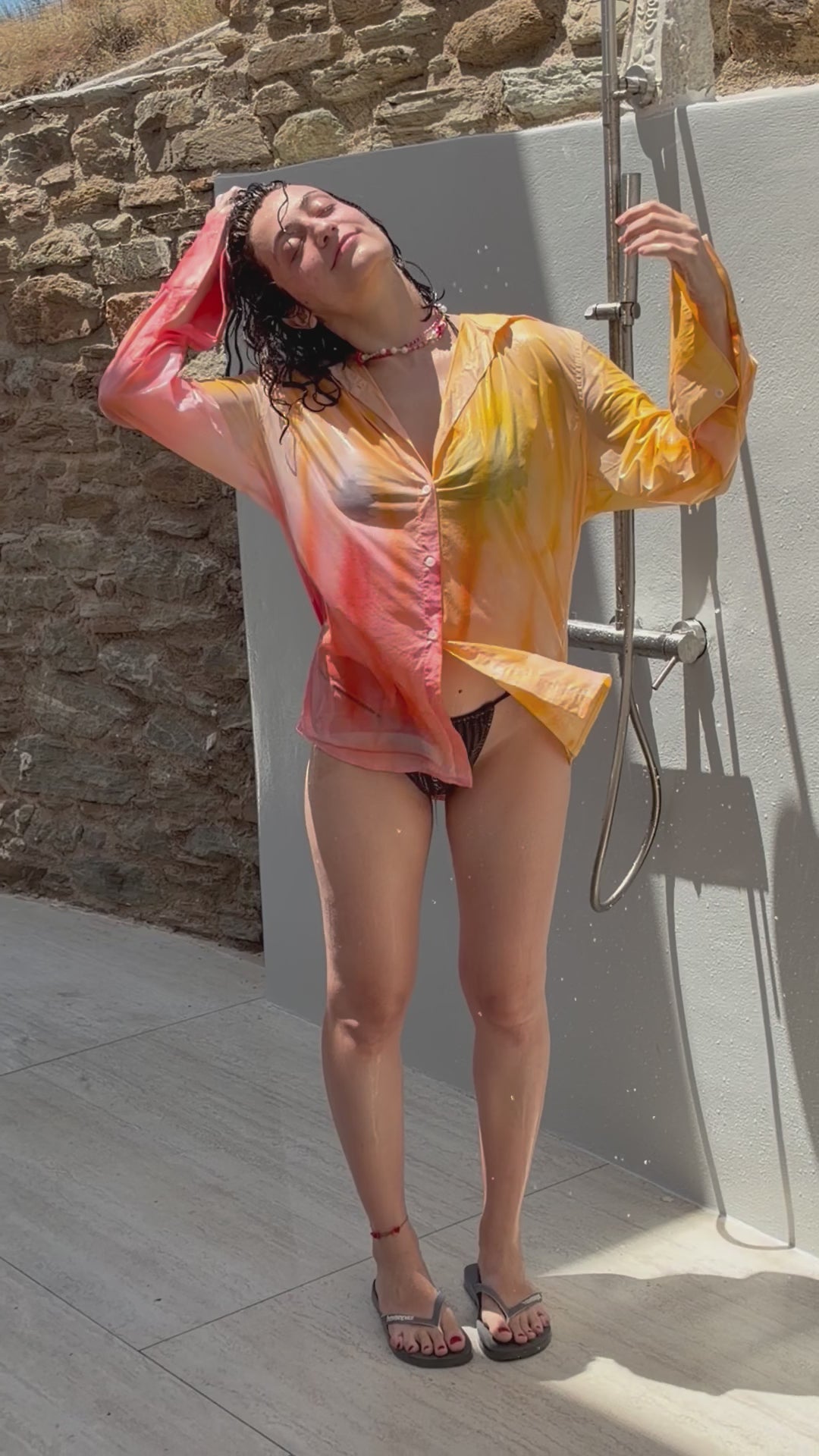 PERSA COLLECTION "SUNSET" Oversized Shirt